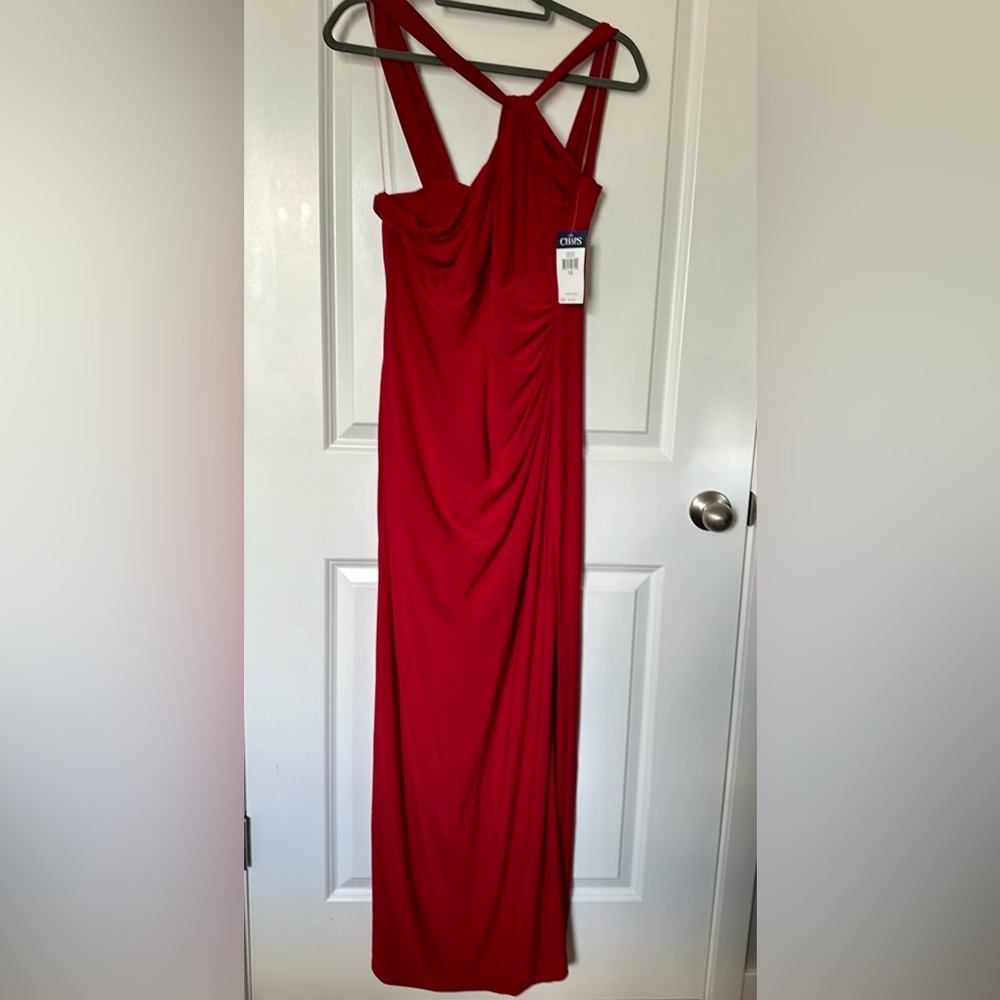NWT Chaps Ruched Empire Evening Dress size 12